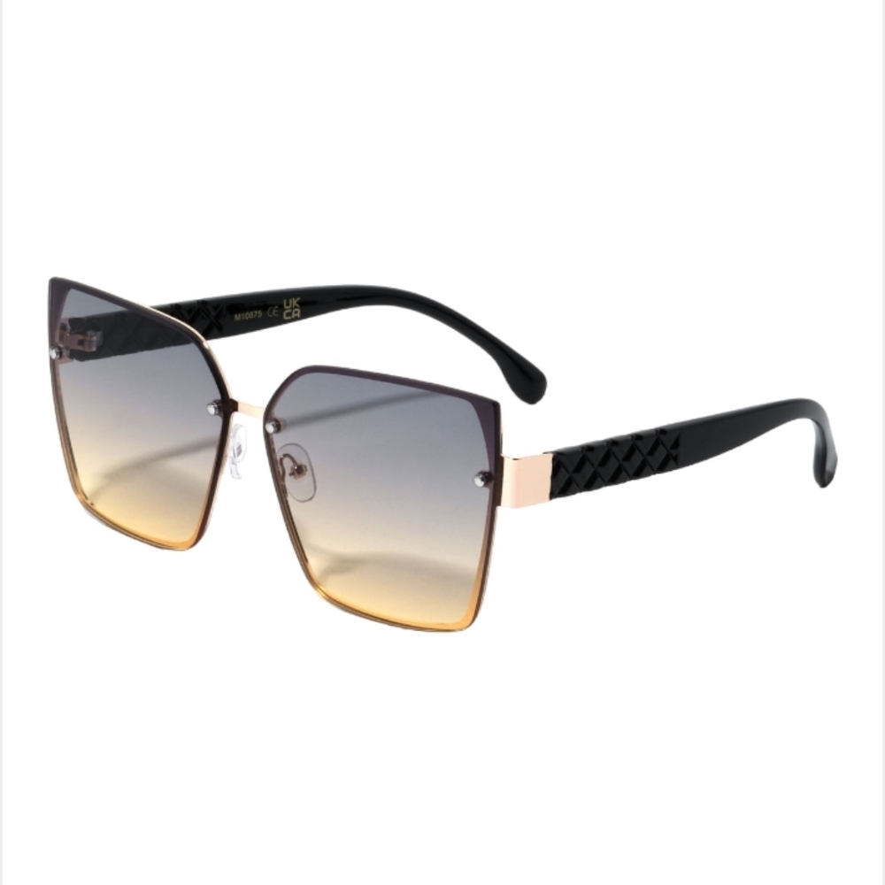 154.) Black & Yellow Sunglasses 🔥